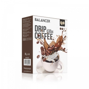 Свежеобжаренный натуральный молотый кофе BALANCER с классическим вкусом, 5 дрип-пакетов
